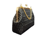 کیف دستدوز چرم لوزی