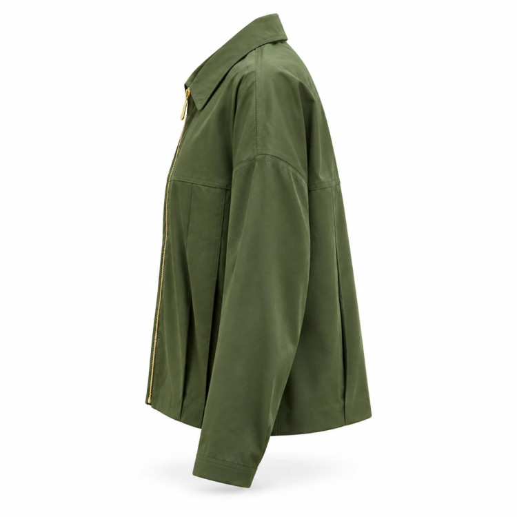 کت زیپدار سبز